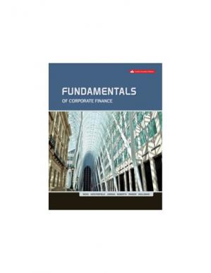 Fundamentals Of Corporate Finance (10th Canadian Edition) - Pdf